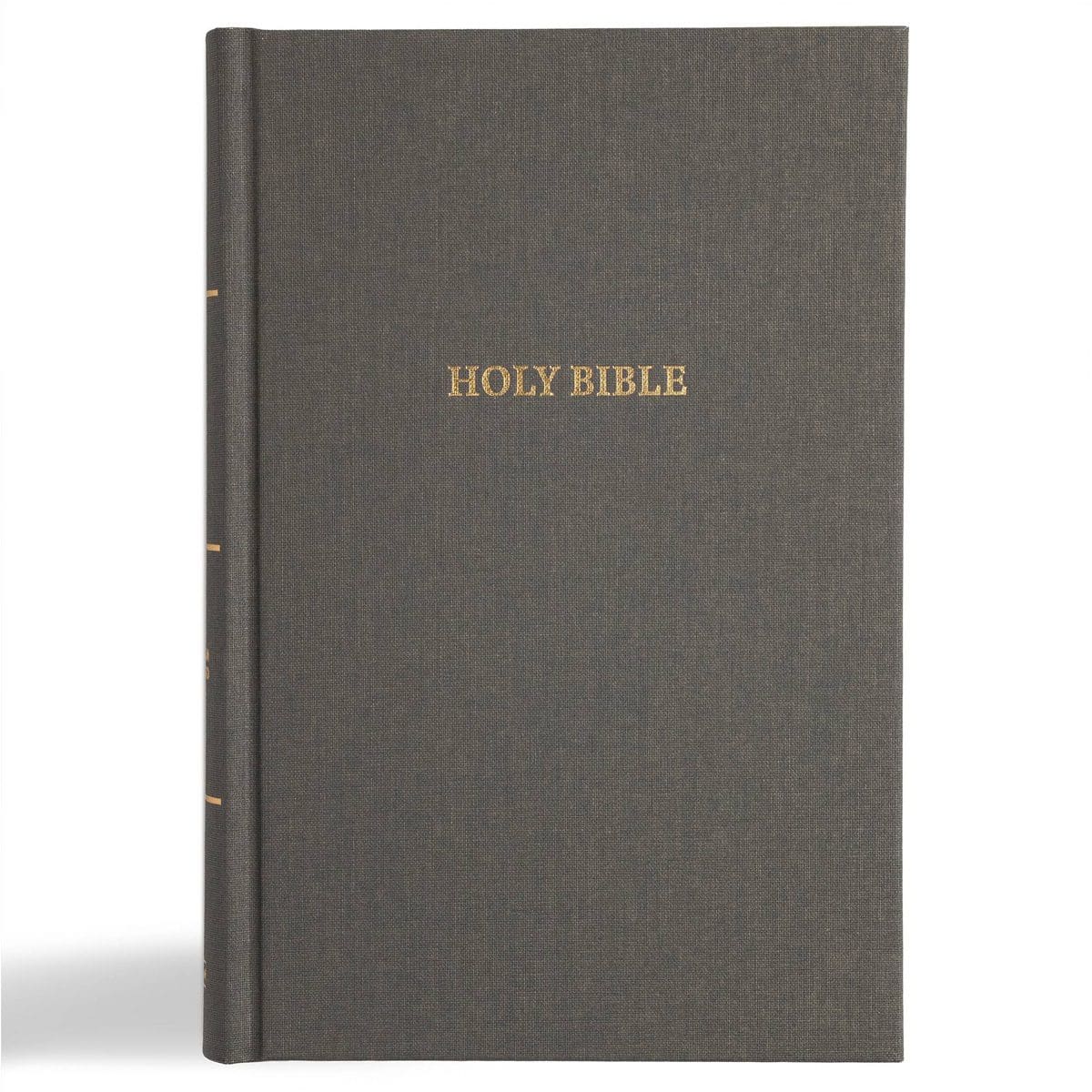 9798384518259_front CSB Charcoal Hardcover Grace Dyslexia Friendly Bible Large Print - Image 1