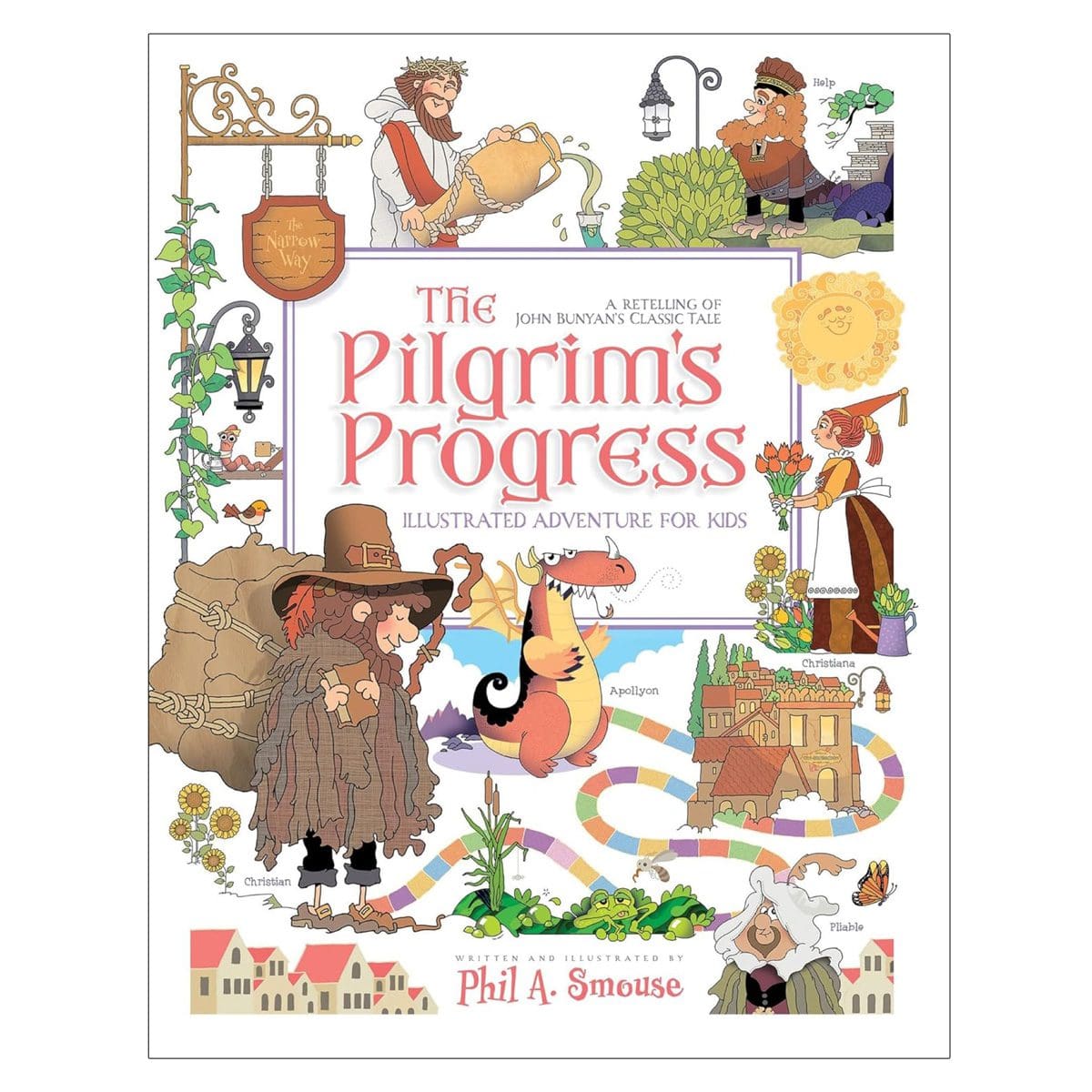 9798887692401_front The Pilgrim’s Progress Illustrated Adventure for Kids: A Retelling of John Bunyan’s Classic Tale PB - Image 1