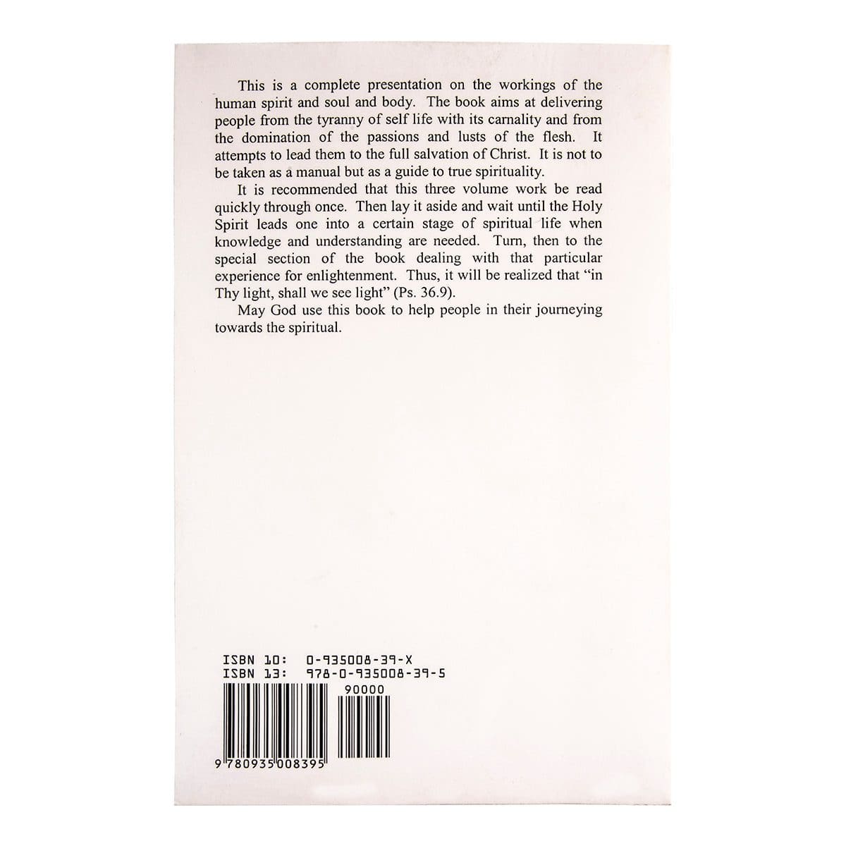 093500839X_back The Spiritual Man (Paperback) - Image 4