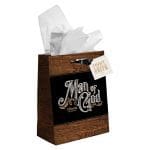 Man Of God Medium Gift Bag With Gift Tag - 1 Timothy 6:11 - Image 4
