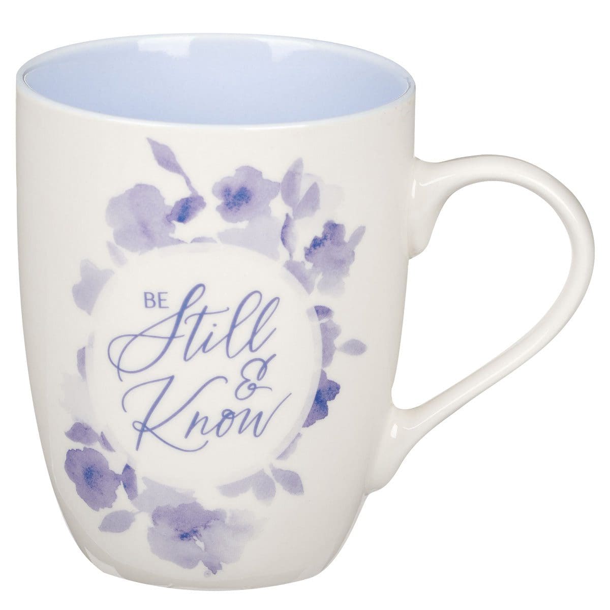1220000323681_front Be Still and Know Blue Ceramic Mug - Image 4