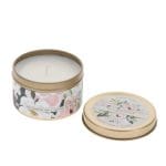He Is Our Peace Cactus Flower and Coconut Scented Candle in Tin - Image 4