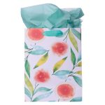 Courage Dear Heart Orange Blossoms Medium Gift Bag with Gift Tag - Image 7
