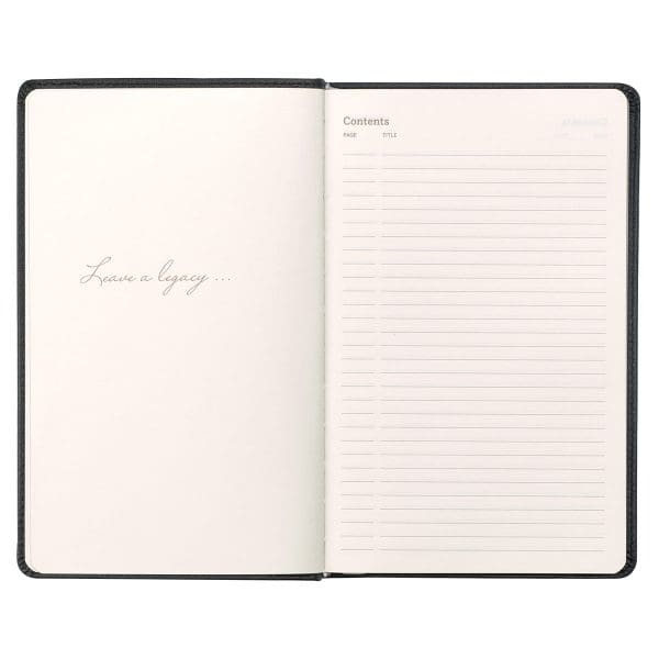 Leatherpress Tuxedo Black Large Genuine African Leather Journal - Image 10