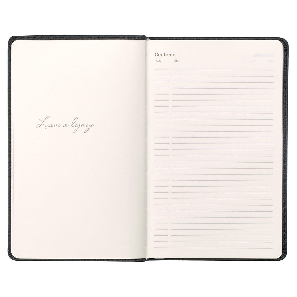1230000122009_feature2 Leatherpress Tuxedo Black Large Genuine African Leather Journal - Image 10