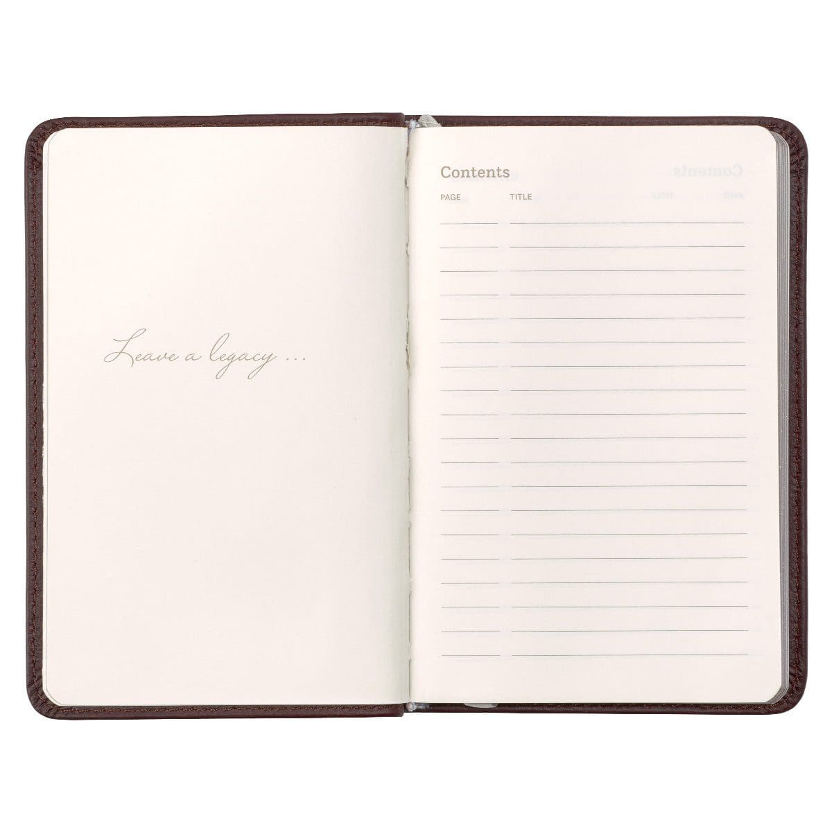 1230000122085_feature2 Leatherpress Cacao Brown Genuine African Leather Pocket Journal - Image 10