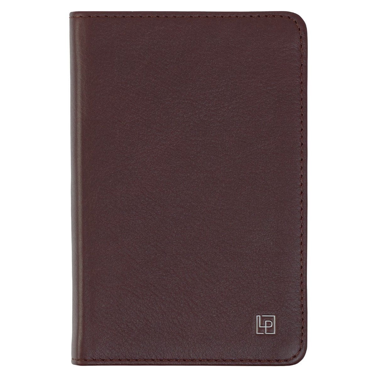 1230000122085_front Leatherpress Cacao Brown Genuine African Leather Pocket Journal - Image 7