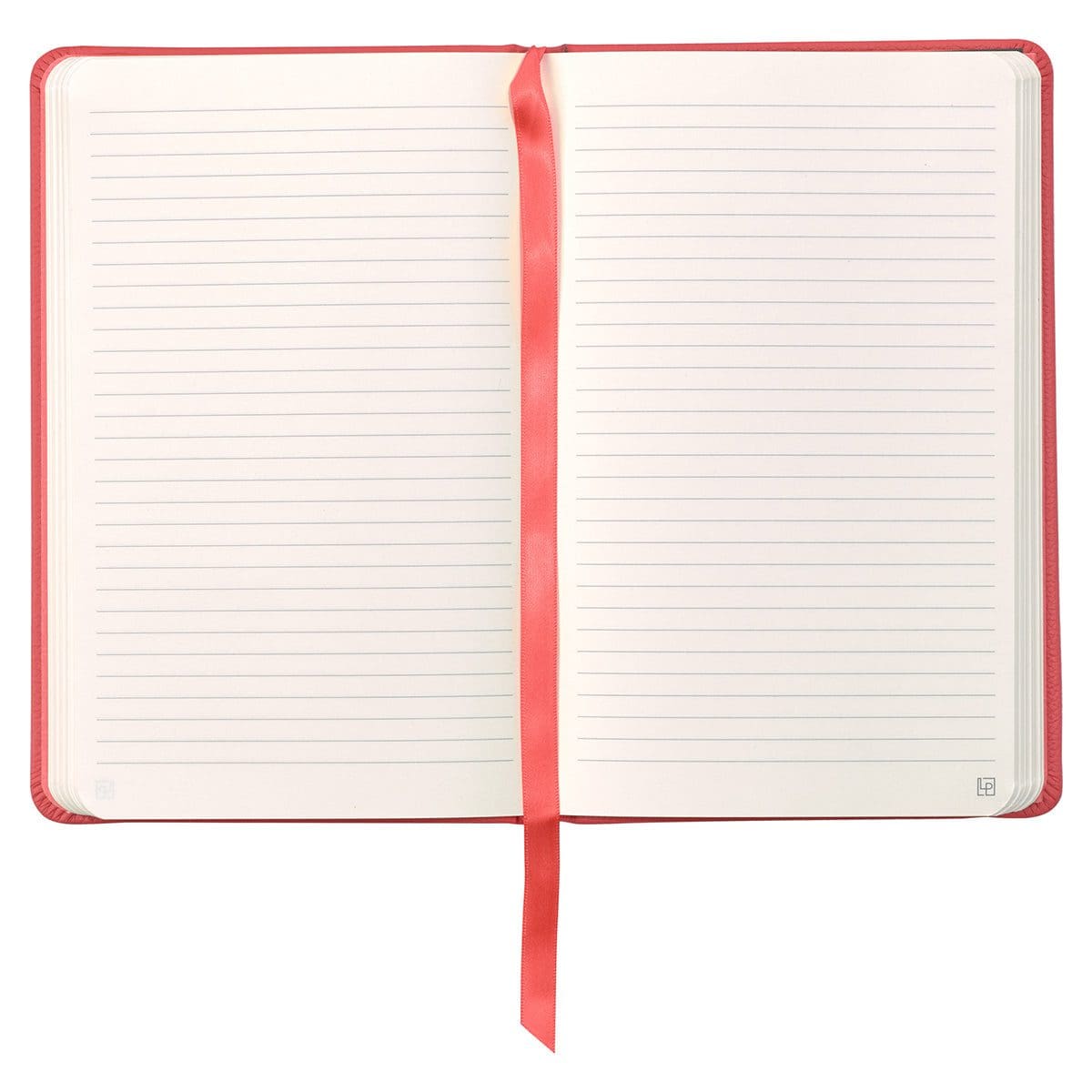 1230000122115_feature3 Leatherpress Coral Red Genuine African Leather Notebook - Image 10