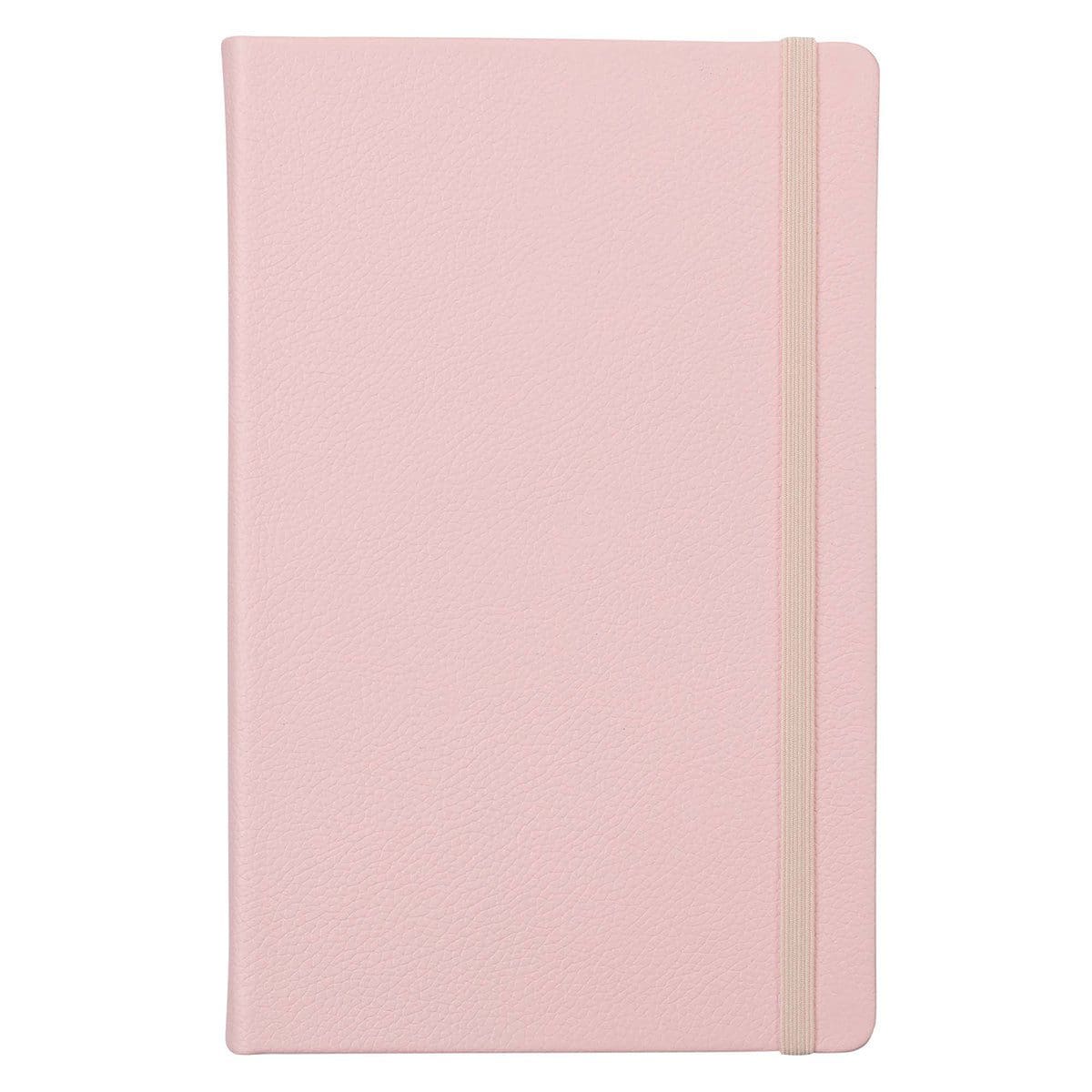 1230000122146_front Leatherpress Quartz Pink Genuine African Leather Notebook - Image 8