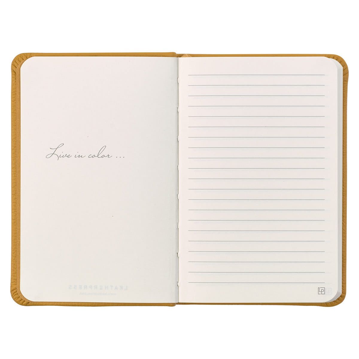 1230000122160_feature2 Leatherpress Butter Yellow Genuine African Leather Notebook - Image 11