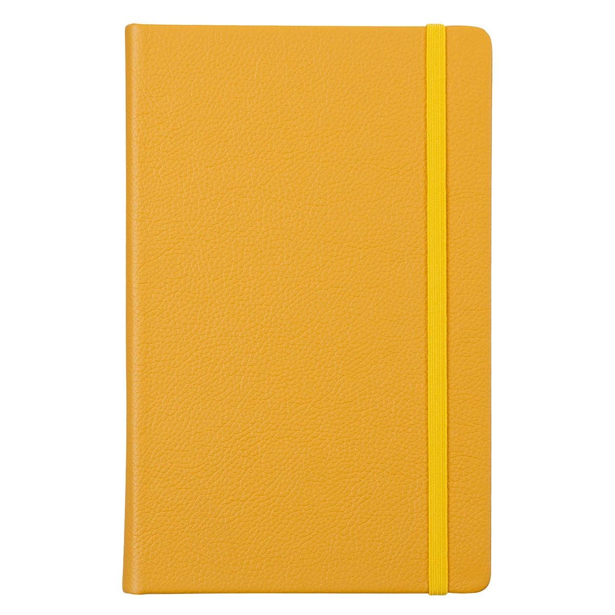 1230000122160_front Leatherpress Butter Yellow Genuine African Leather Notebook - Image 8