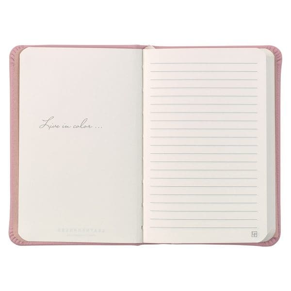 Leatherpress Quartz Pink Genuine African Leather Pocket Notebook - Image 11