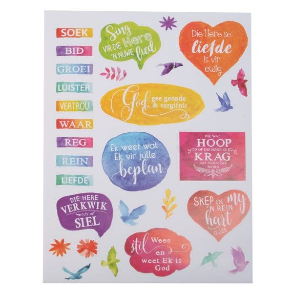 Drie Plakker Bladsye (Set Of 3)(Journaling Stickers) - Image 5