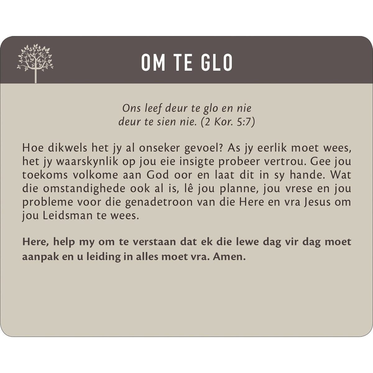 6006937147249_feature1 Geanker In Die Woord Afrikaans Prayer Cards In Tin - Image 7