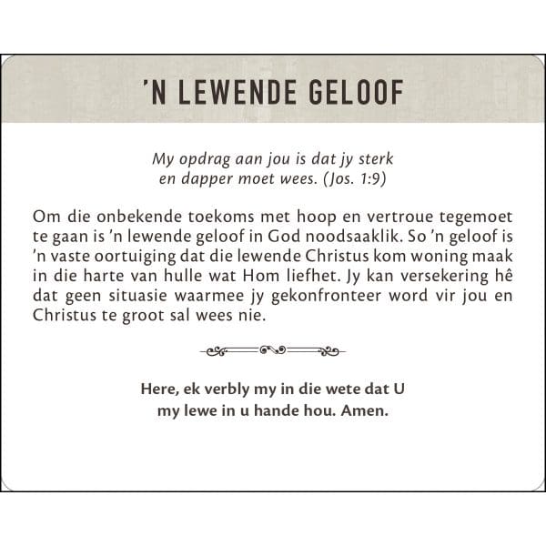 Geanker In Die Woord Afrikaans Prayer Cards In Tin - Image 8