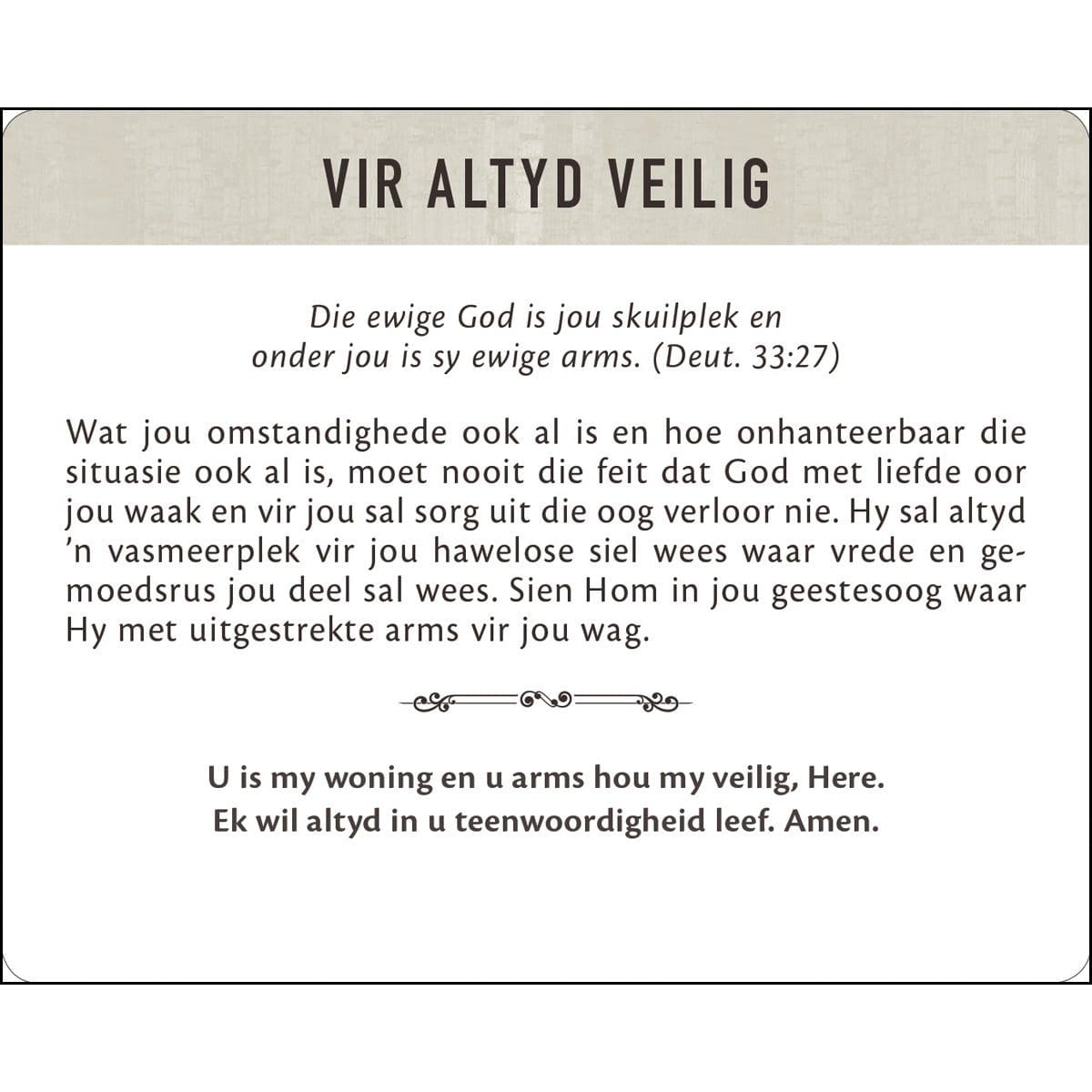 6006937147249_feature4 Geanker In Die Woord Afrikaans Prayer Cards In Tin - Image 10