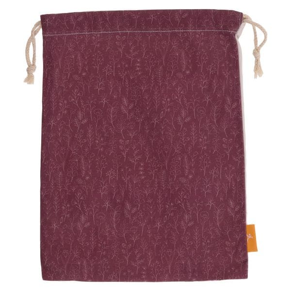 Start Each Day With A Grateful Heart Large Cotton Drawstring Bag - Psalm 9:1 - Image 4