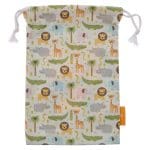Strong And Brave Small Cotton Drawstring Bag - Joshua 1:9 - Image 4