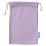Every Day Is A Gift Lilac Small Cotton Drawstring Bag - Image 4