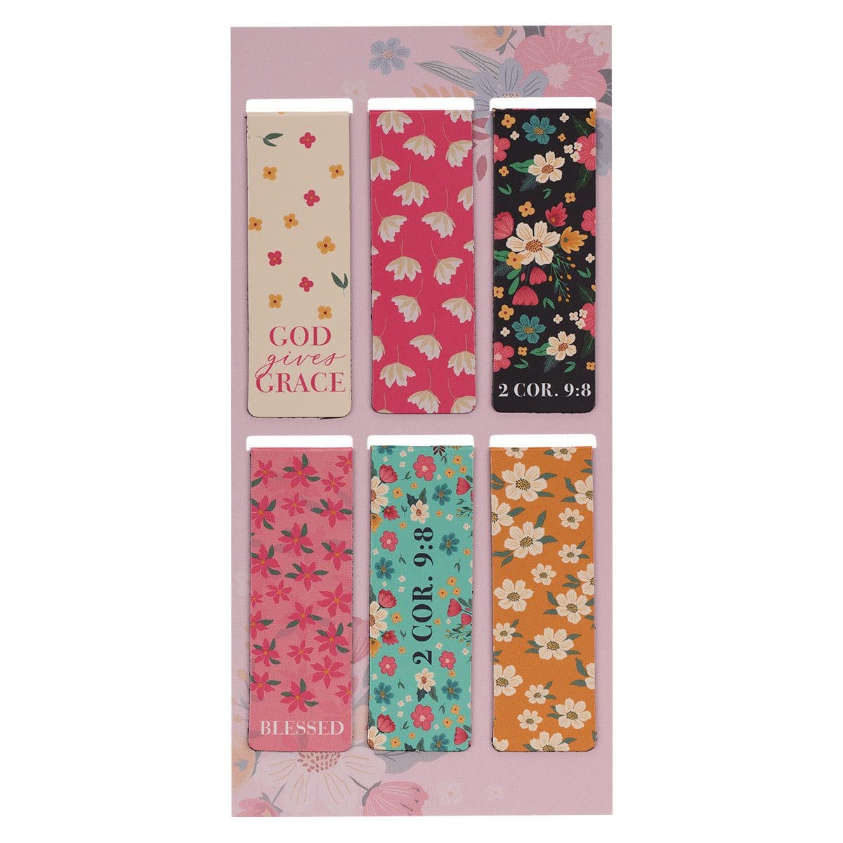 6006937156722_back Overflowing Grace Magnetic Bookmarks Set Of 6 - Image 4