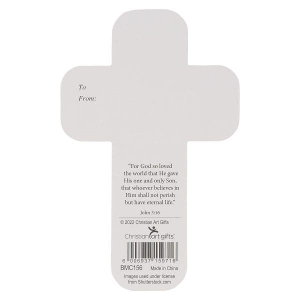 He Is Risen Black Cross Bookmark Set Of 6 - Matthew 28:6 - Image 4