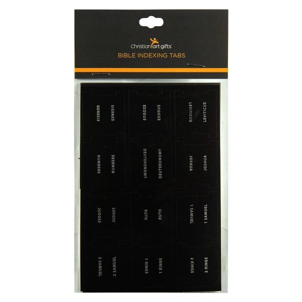 Old And New Testament Black With Matt Silver Bible Indexing Tabs - Image 5