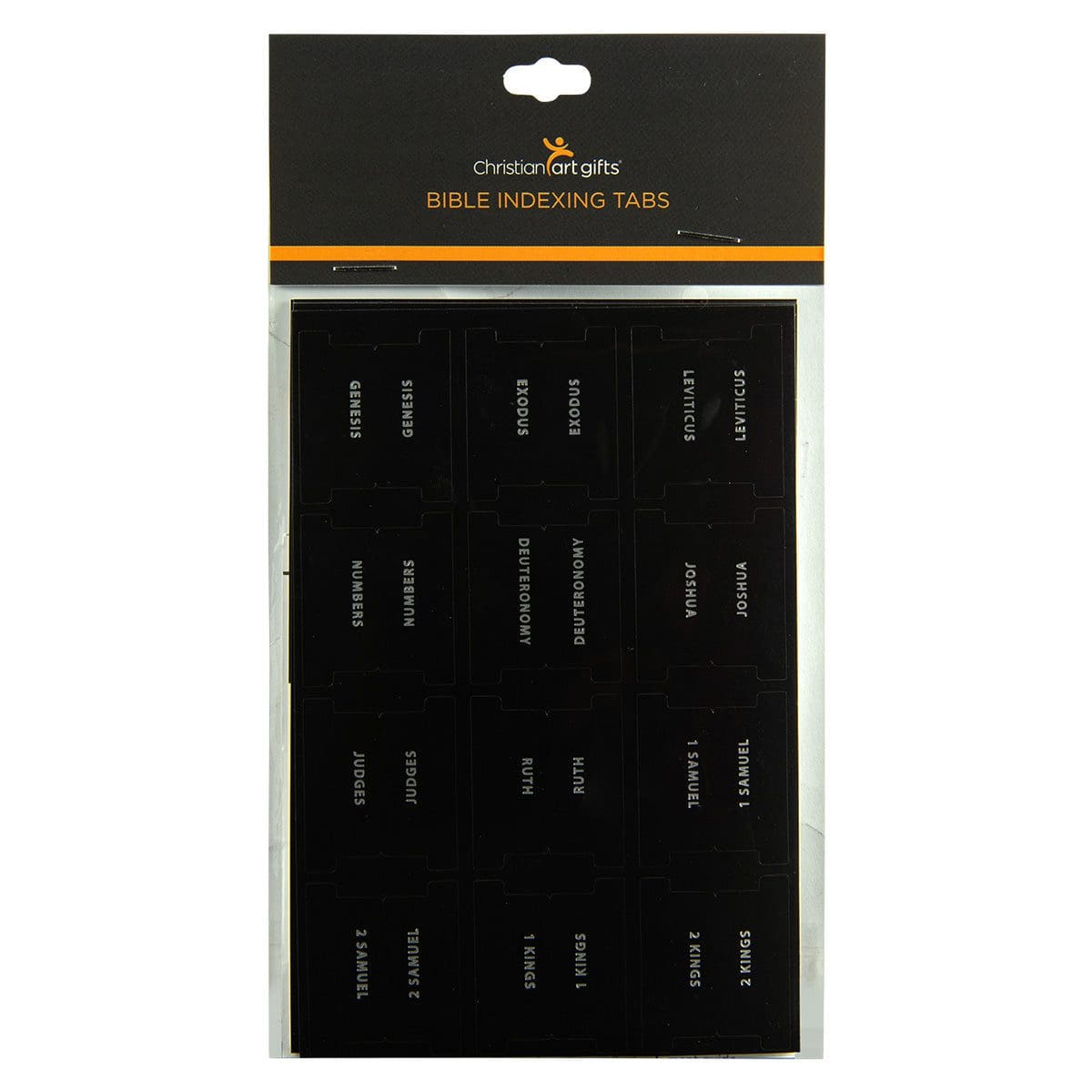 6006937160668_front Old And New Testament Black With Matt Silver Bible Indexing Tabs - Image 5