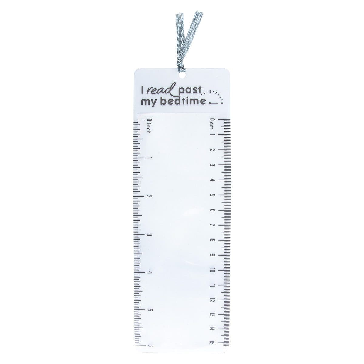 6006937160927_front I Read Past My Bedtime Magnifying Bookmark - Image 1