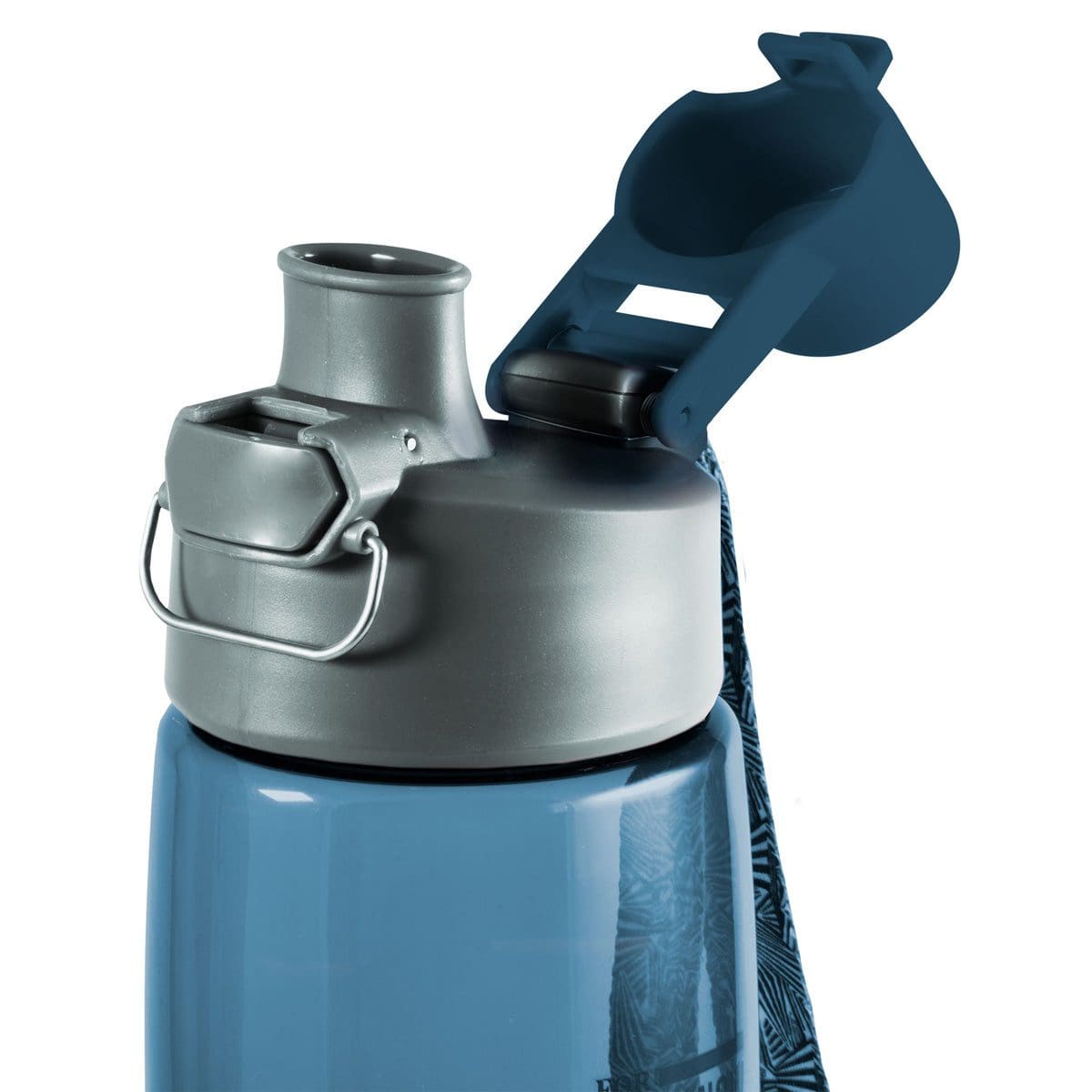 6006937161634_feature1 I Know The Plans I Have For You Blue Plastic Water Bottle - Image 6