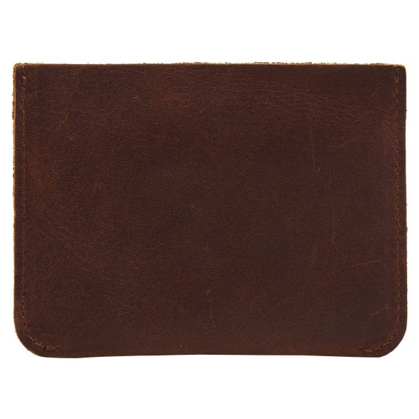 Genuine African Leather Brown Card Holder - Image 7