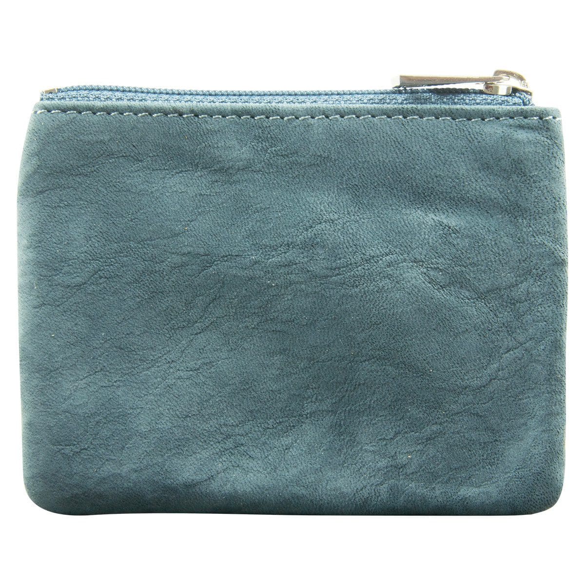 6006937161993_back Genuine African Leather Midnight Blue Small Coin Purse - Image 5