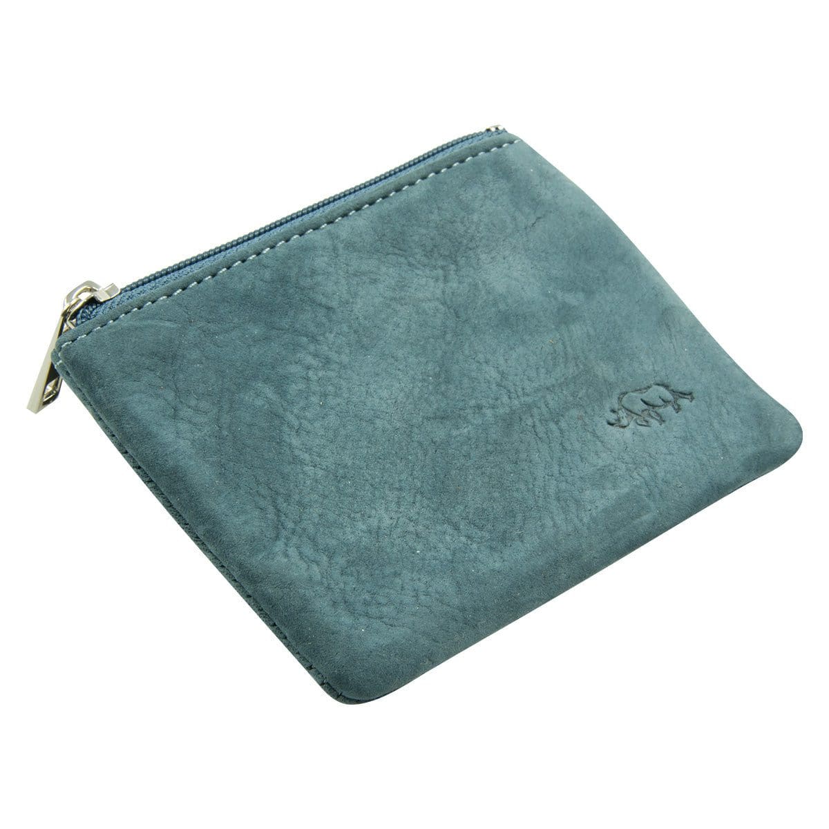 6006937161993_feature1 Genuine African Leather Midnight Blue Small Coin Purse - Image 6