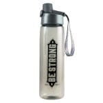 Be Strong Black Plastic Water Bottle - Joshua 1:9 - Image 4