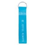 Be Joyful Always Neoprene Wristlet Key Ring - Image 4