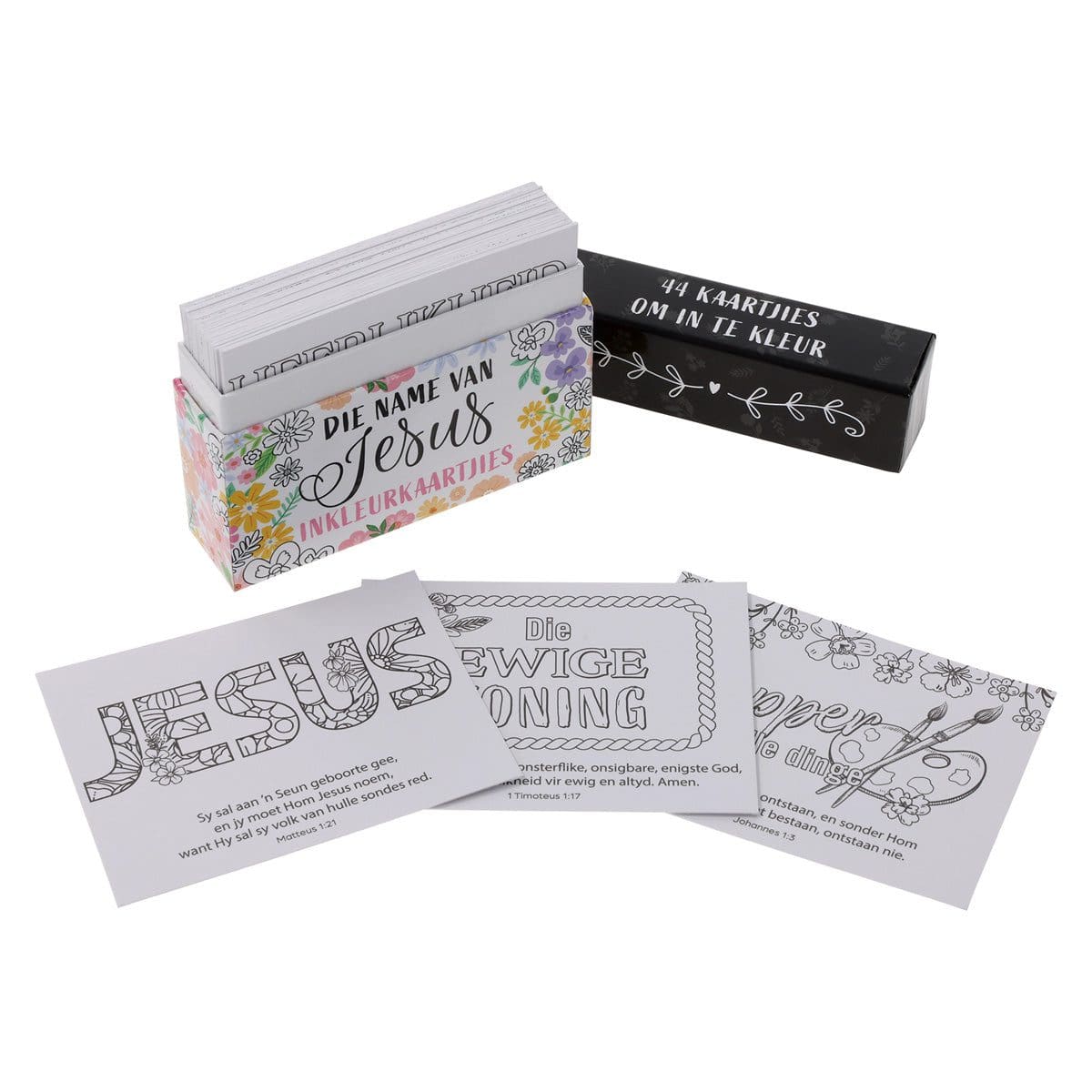 6006937167605_feature4 Die Name van Jesus Afrikaans Coloring Boxed Cards - Image 6