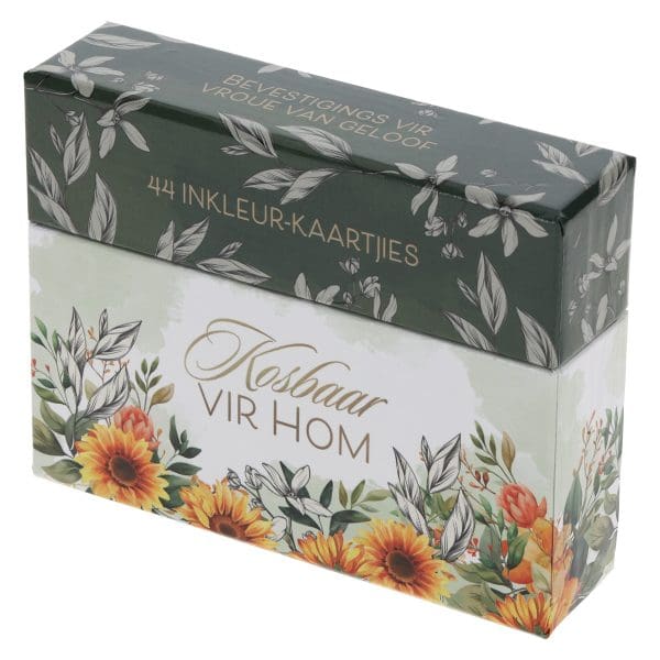 Kosbaar vir Hom: Bevestigings vir Vroue van Geloof Afrikaans Coloring Boxed Cards - Image 3