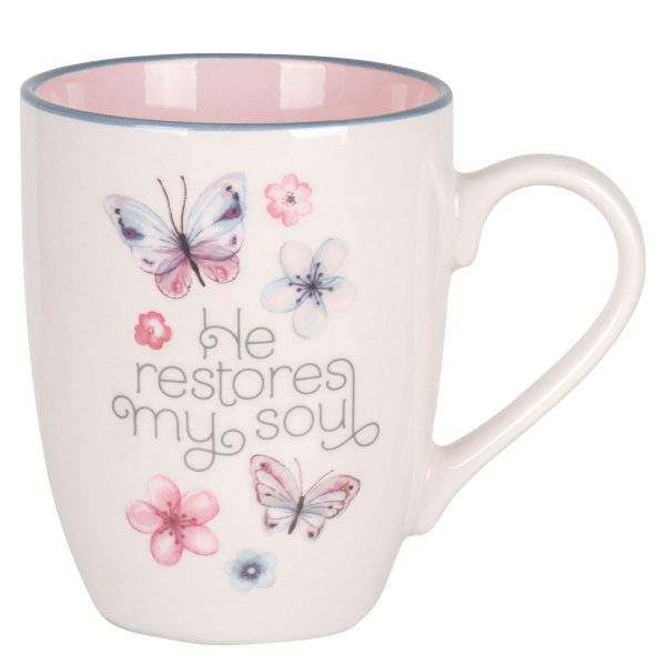 He Restores my Soul Ceramic Mug - Image 3
