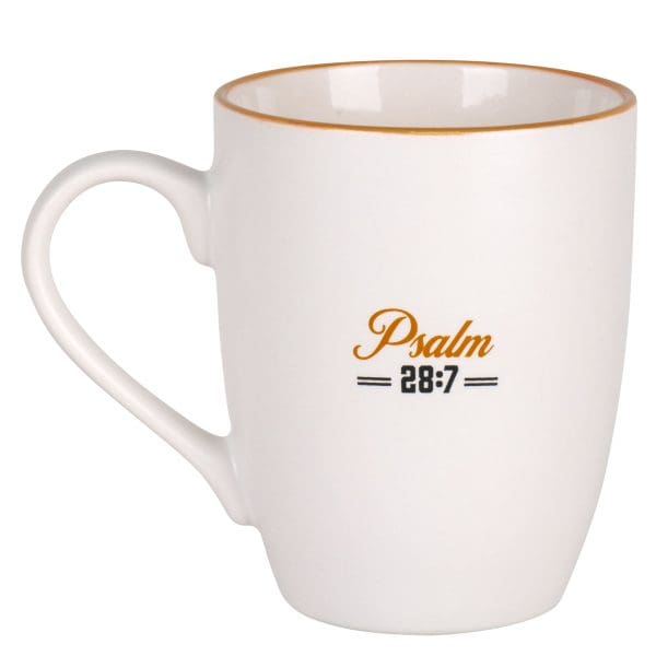 The Lord Is My Strength and My Shield Ceramic Mug - Image 4