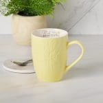 Make Today Beautiful Yellow Ceramic Mug - Image 6