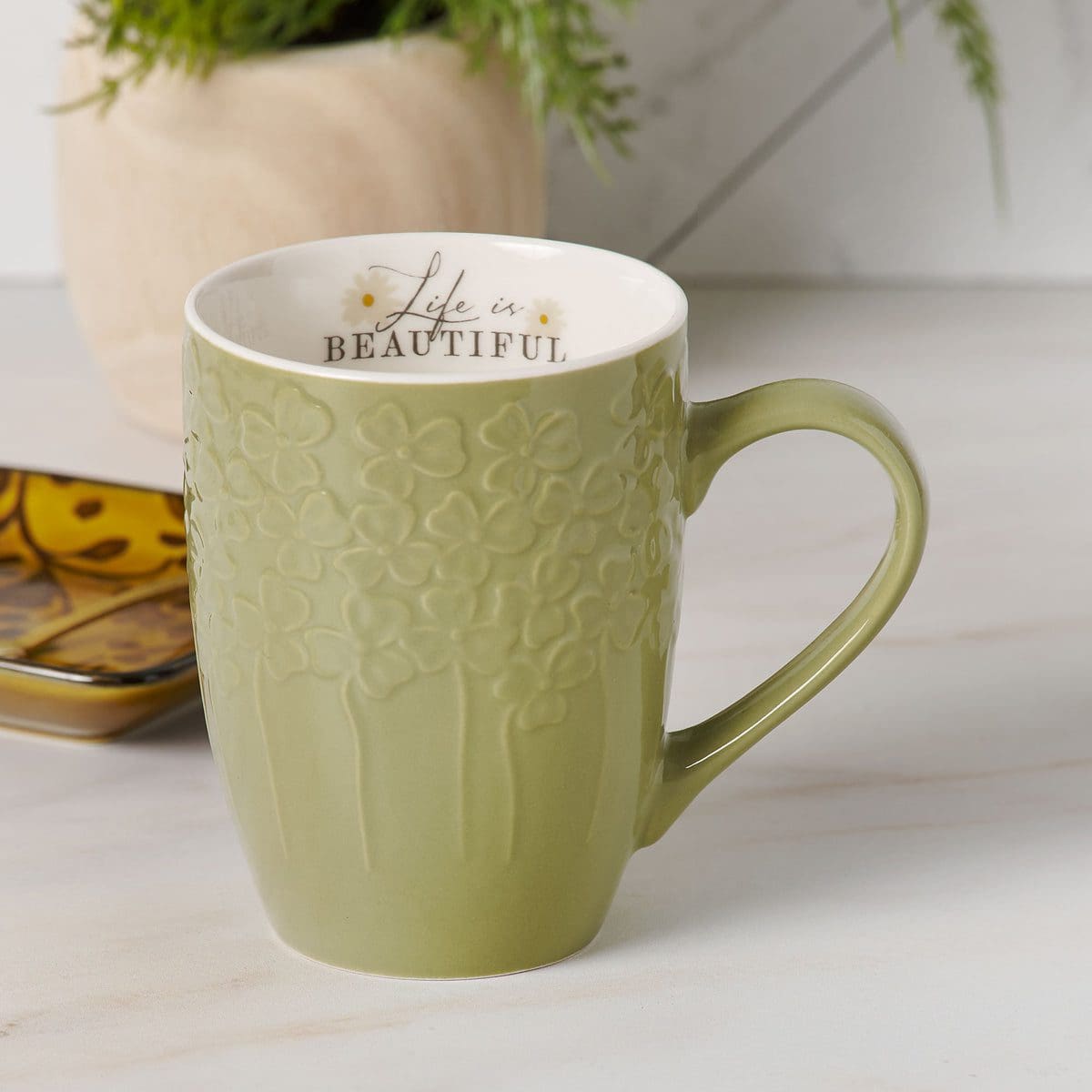 6006937168763_feature1 Life is Beautiful Ceramic Mug - Image 6