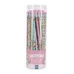 Floral Watercolor Tub of 50 Pencils - Image 6