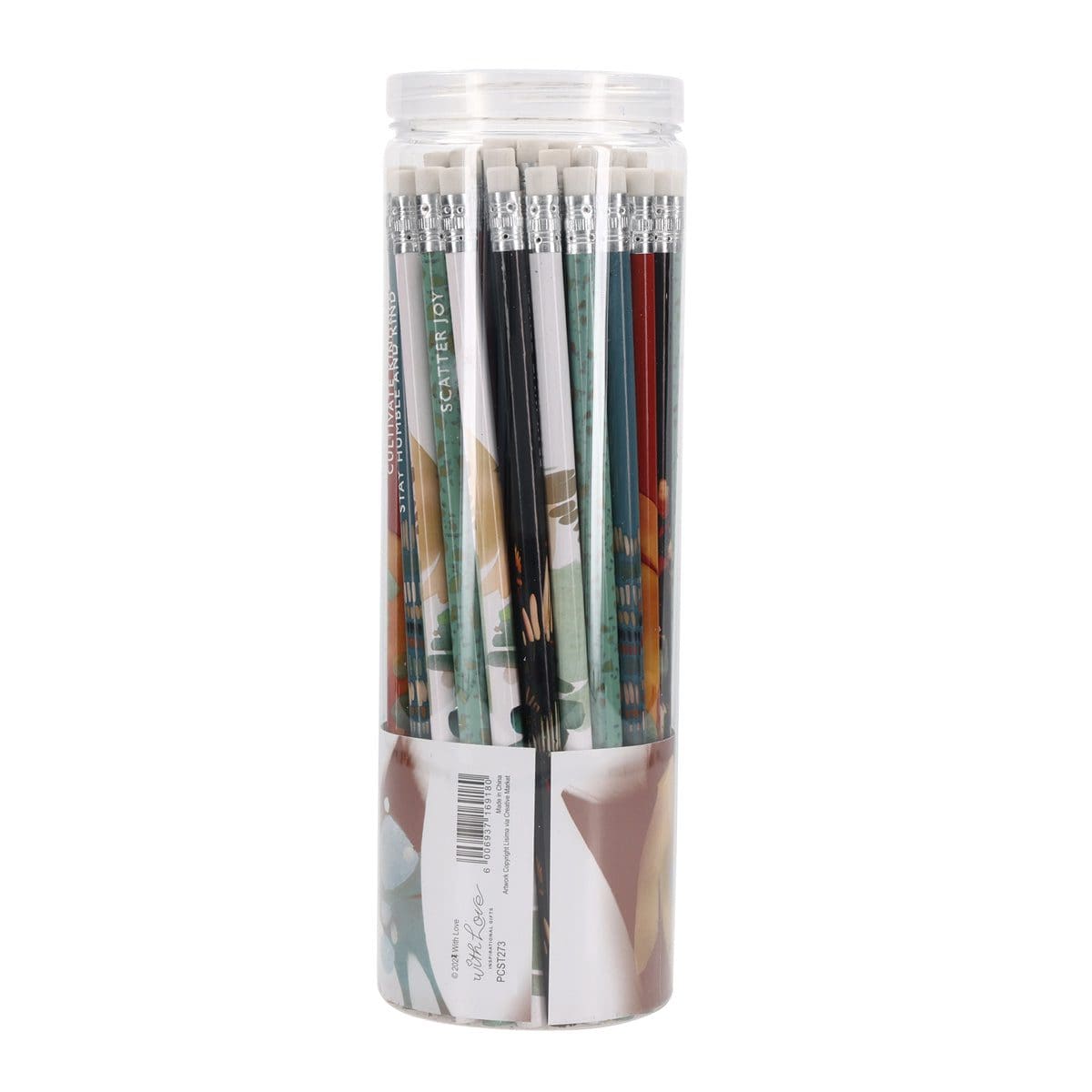 6006937169180_back Abstract Watercolor Tub of 50 Pencils - Image 7