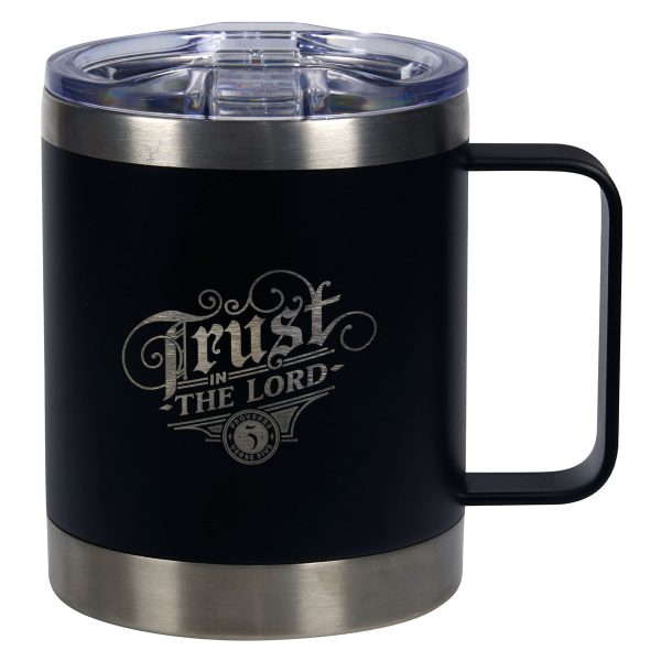 Trust in the Lord Stainless Steel Camp Style Mug - Image 3