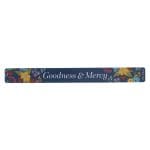 Goodness & Mercy Floral Blue Magnetic Strip - Image 3