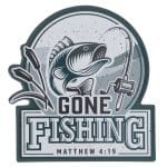 Gone Fishing Magnet with a Message - Image 3