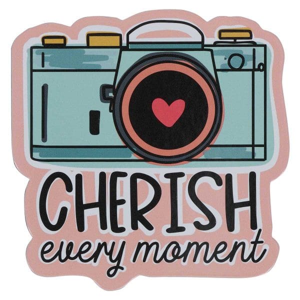 Cherish Every Moment Magnet with a Message - Image 3