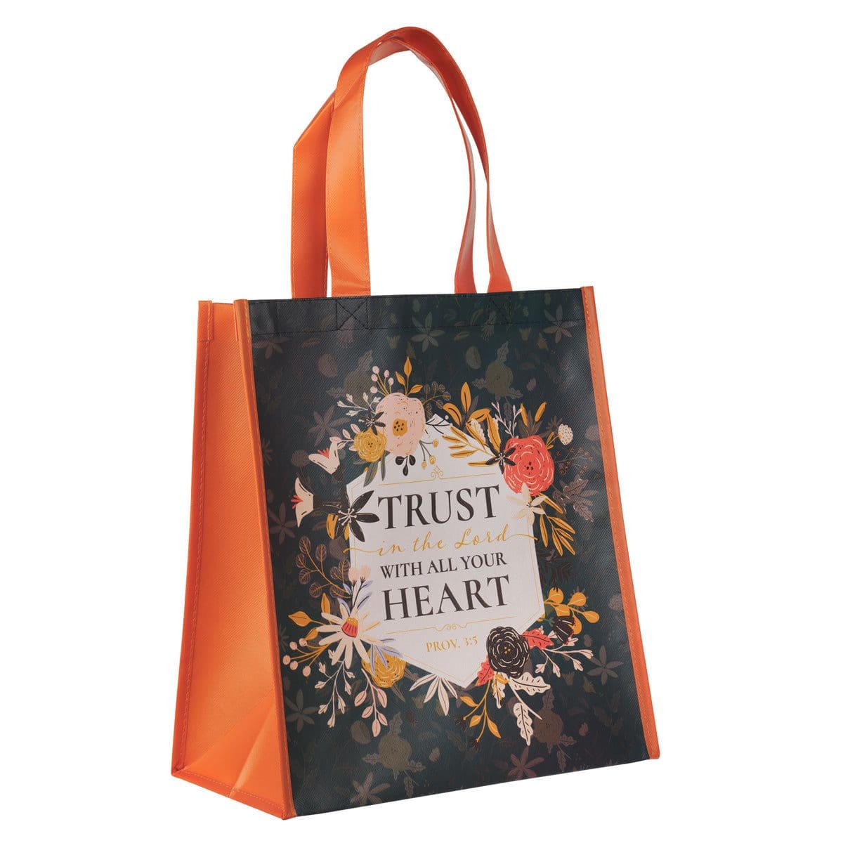6006937170216_feature1 Trust in the Lord with All Your Heart Non-Woven Tote Bag - Image 5