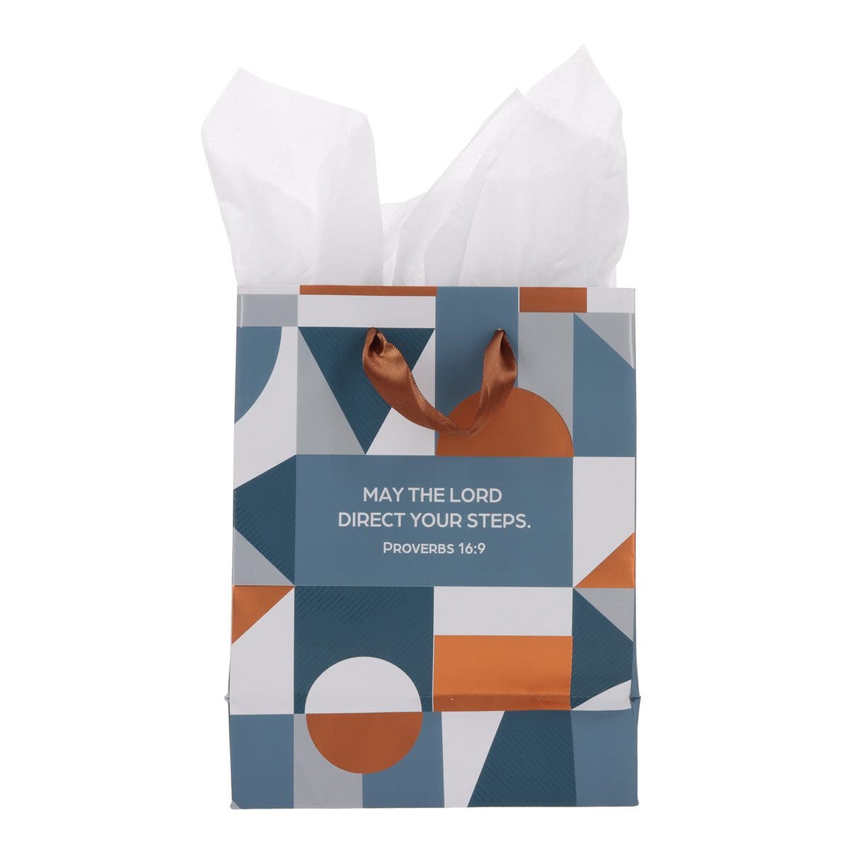 6006937171350_back May the Lord Direct Your Steps - Happy Birthday Medium Gift Bag with Gift Tag - Image 5