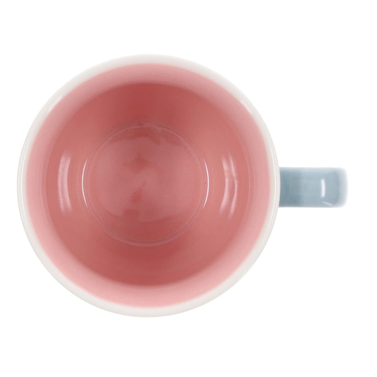 6006937171947_feature1 With God All Things Are Possible Teal Ceramic Mug with Pink Interior - Image 6
