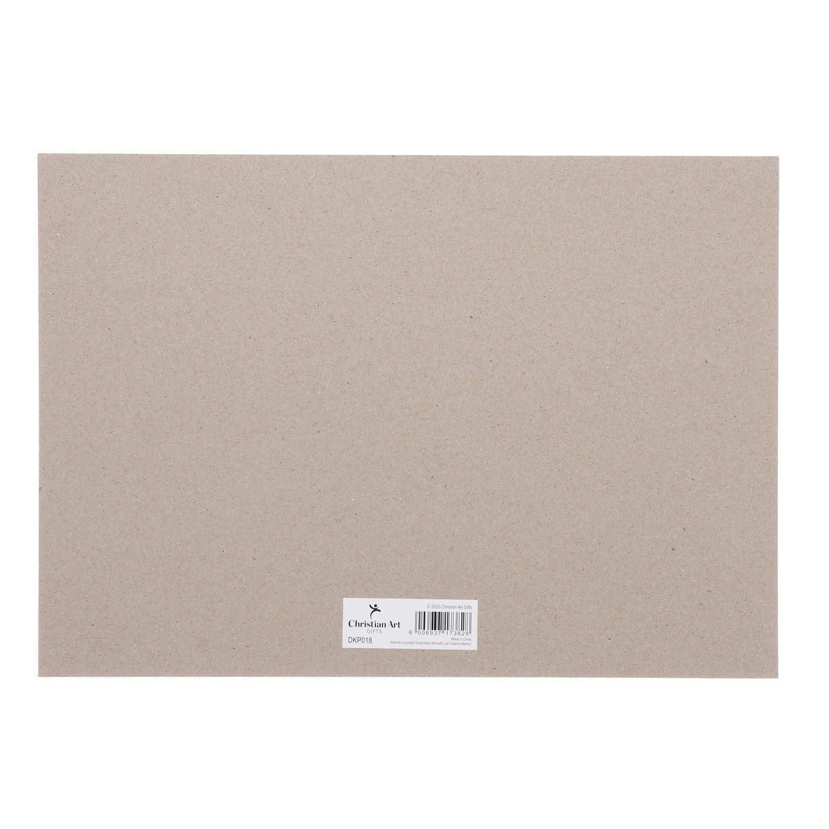 6006937173828_back A4 Weekly Desk Planner - Walk by Faith Not by Sight - Image 2